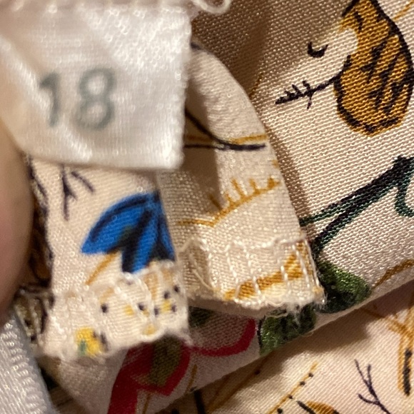 THE SILK Collection floral button down shirt size 18 The White Pine Company - Picture 11 of 16